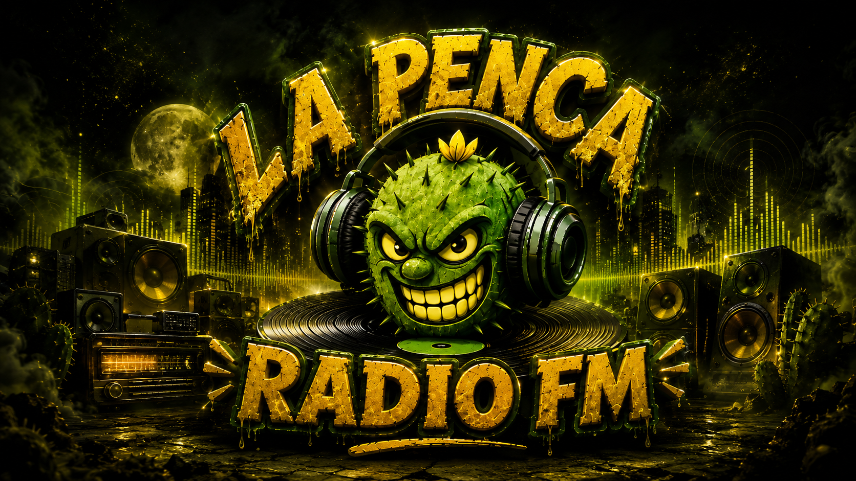Logo 3D HD LA PENCA RADIO FM